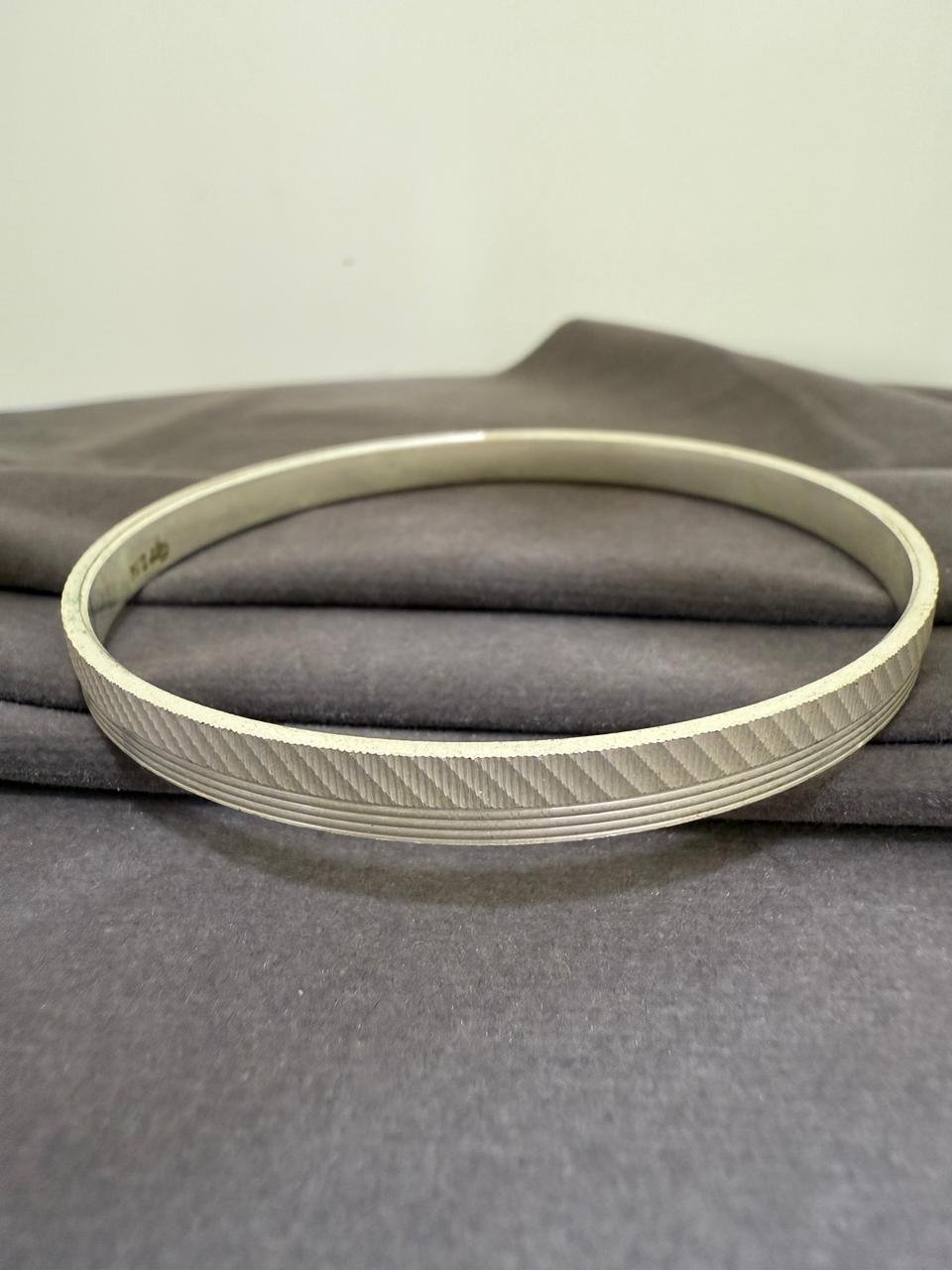  Silver For Mens Double  Engraved Kappu